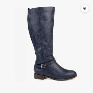 NWOT Journee Collection Navy riding boots